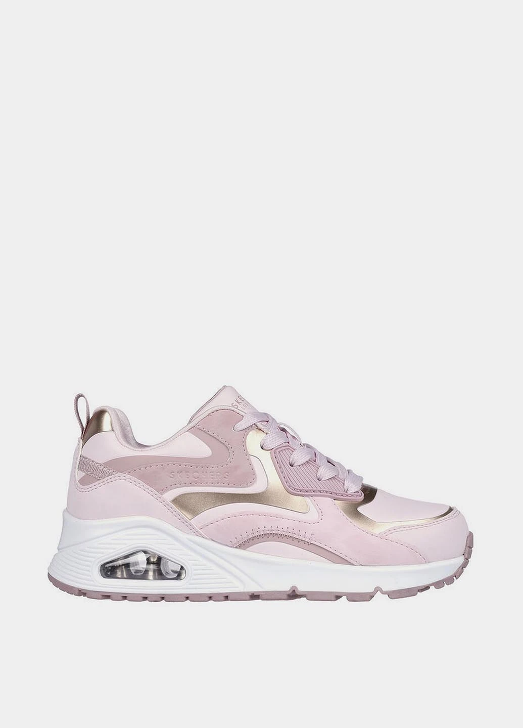 Рожеві осінні кросівки Skechers