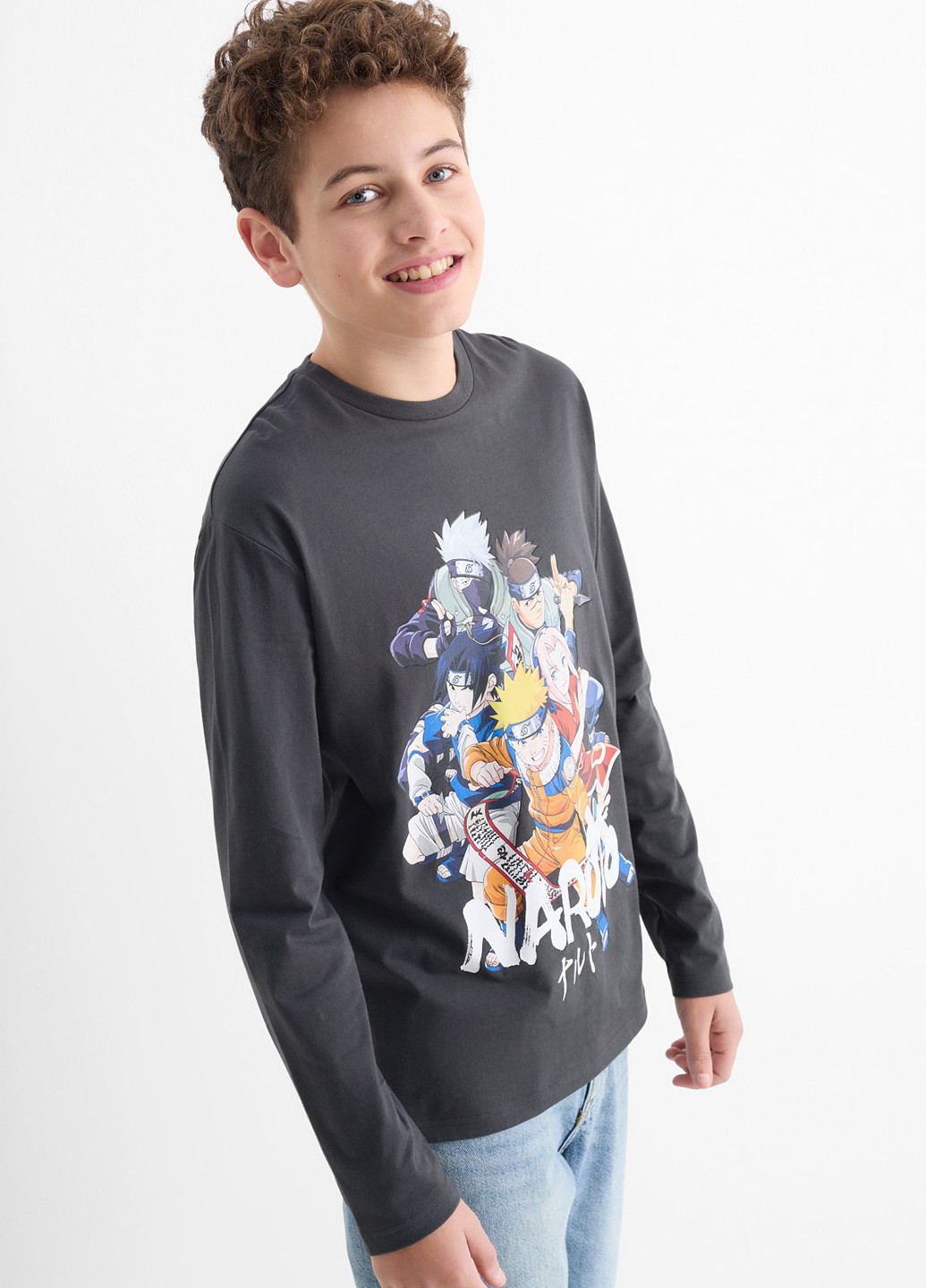 Разноцветный демисезонный кэжуал лонгслив C&A персонажи