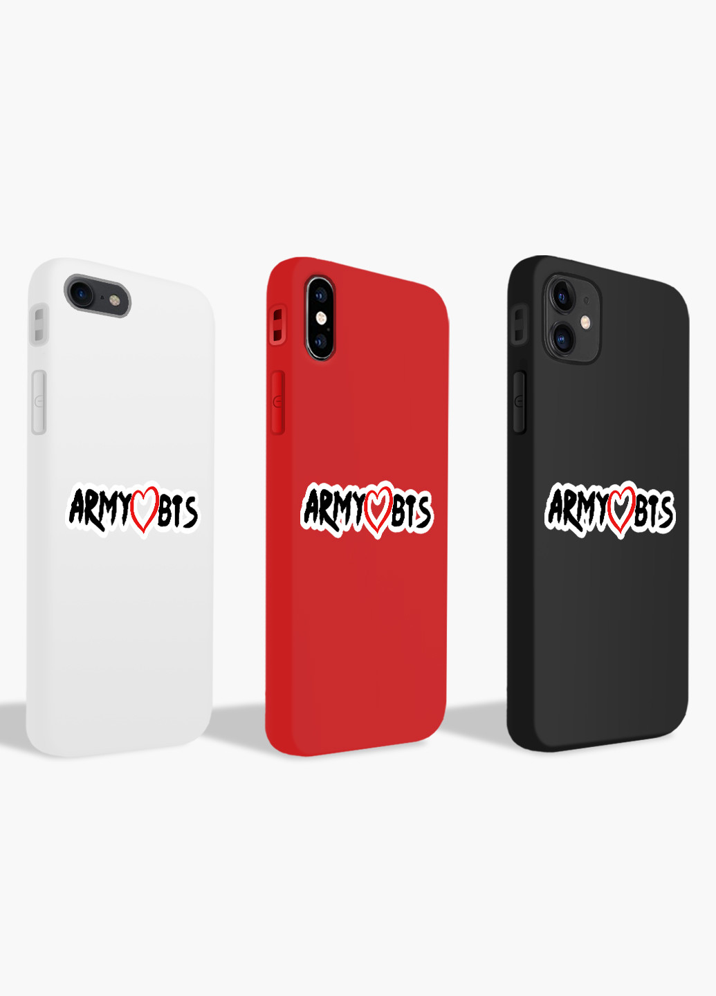 Чехол силиконовый Apple Iphone 11 БТС (BTS) (9230-1100) MobiPrint (219356212)