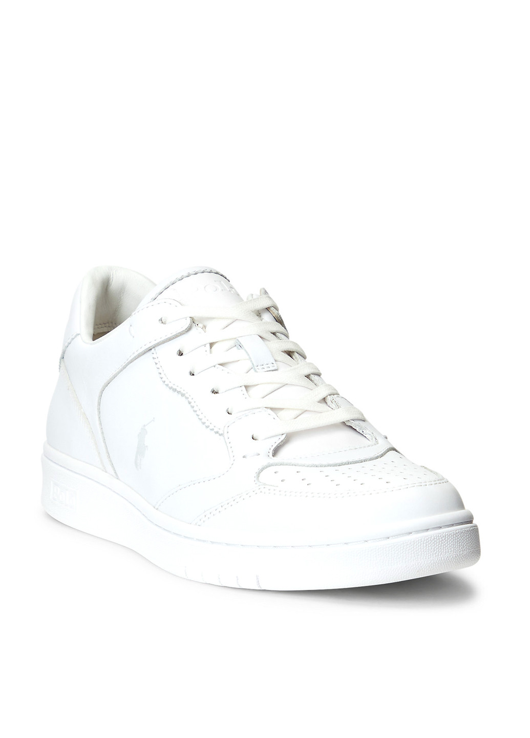 Белые демисезонные кроссовки Ralph Lauren