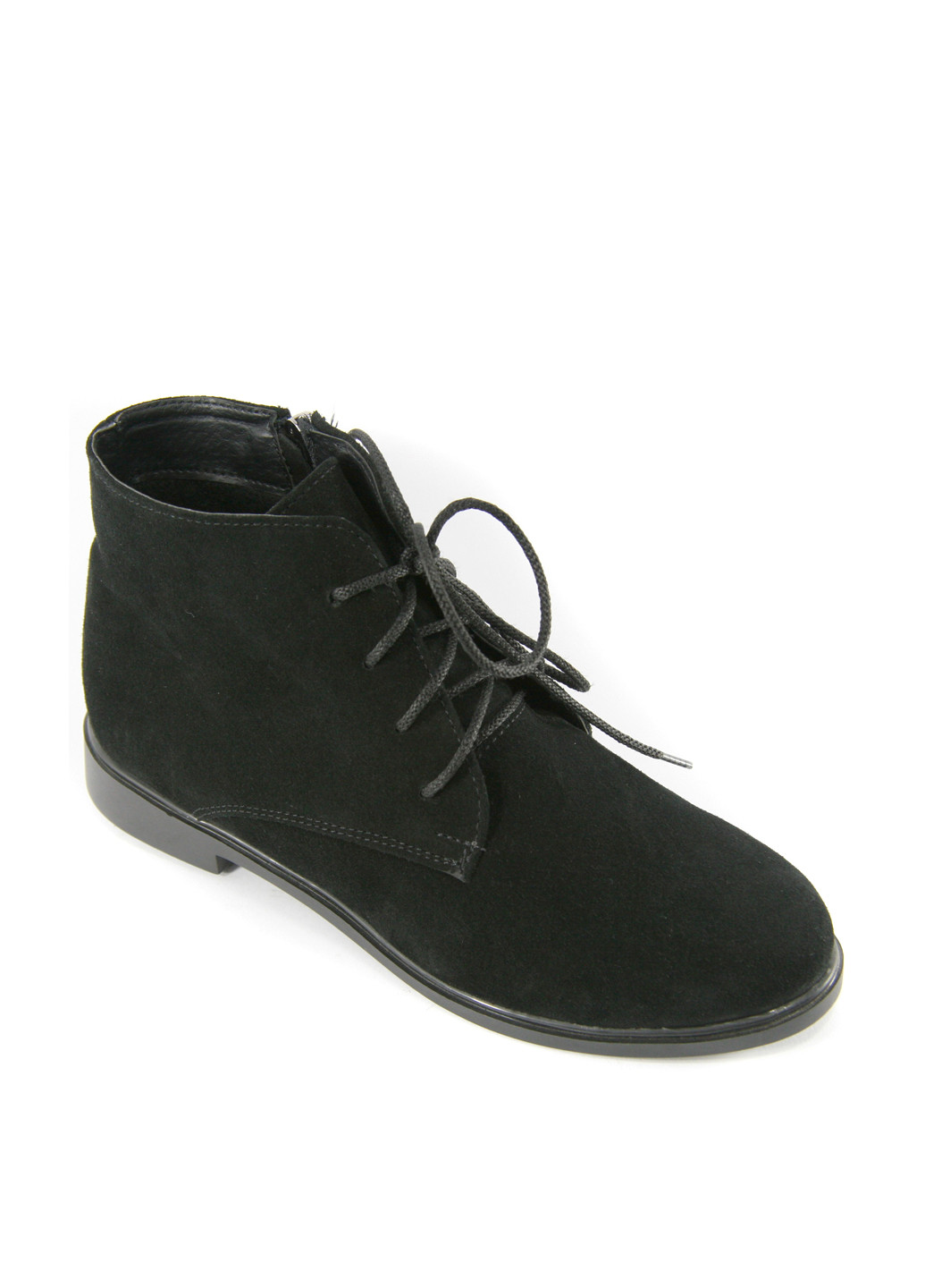 Осенние ботинки Mila со шнуровкой из натуральной замши