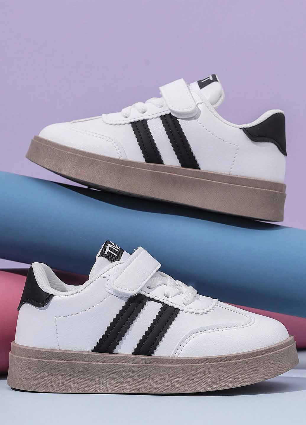 Белые демисезонные кроссовки SHEIN