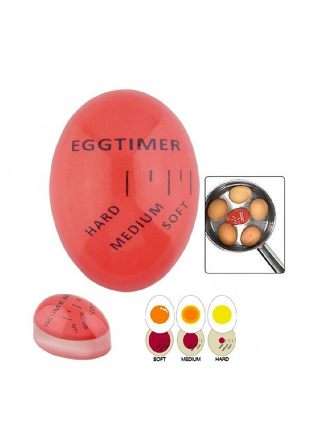 Индикатор для варки яиц, 55х35х30 мм Mix Shop (129885052)