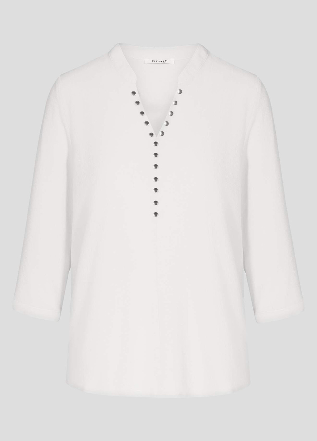Белая демисезонная блуза с длинным рукавом Orsay