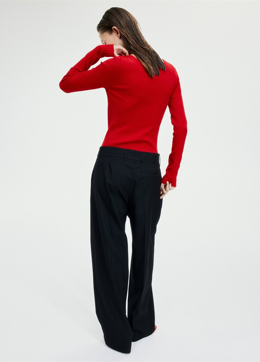 Красный демисезонный пуловер пуловер H&M