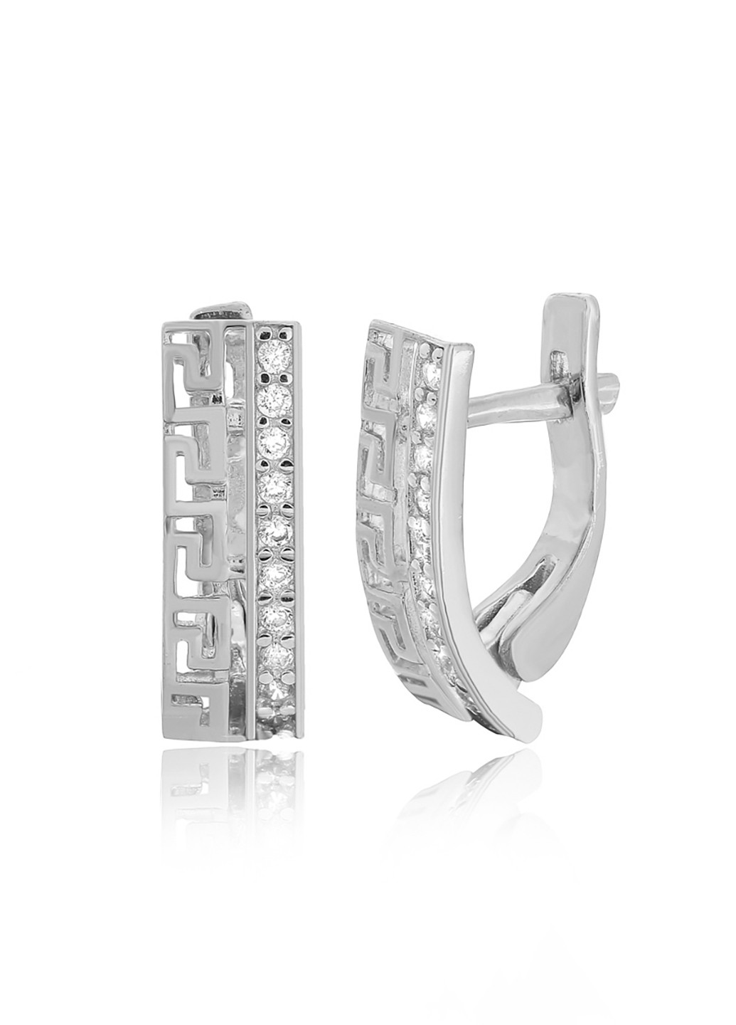 Срібні сережки з фіанітами ск2ф / 218 Silvex925 (201169477)