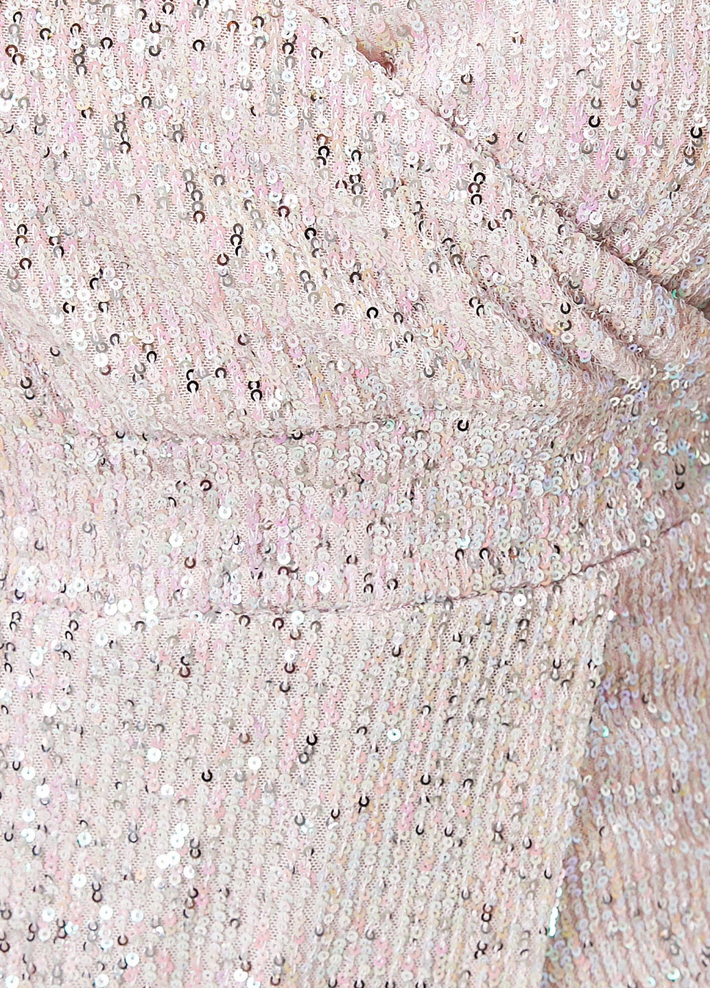 Светло-розовое коктейльное платье на запах KOTON