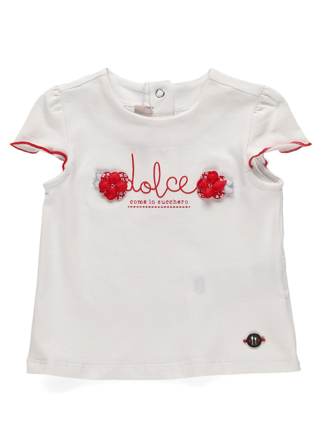 Белая летняя футболка Chicco