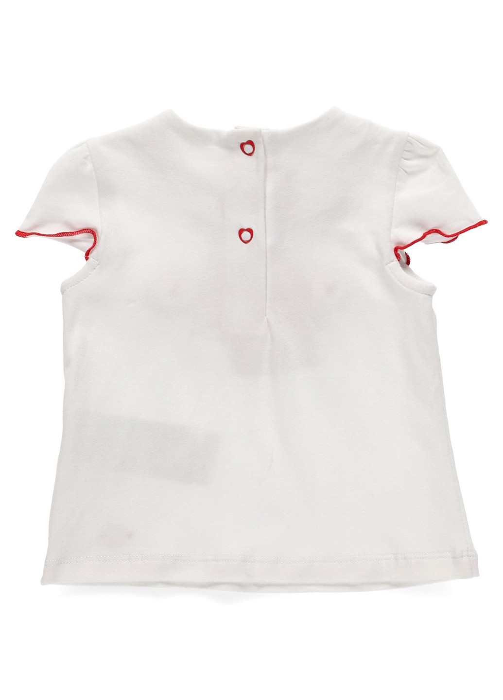 Белая летняя футболка Chicco