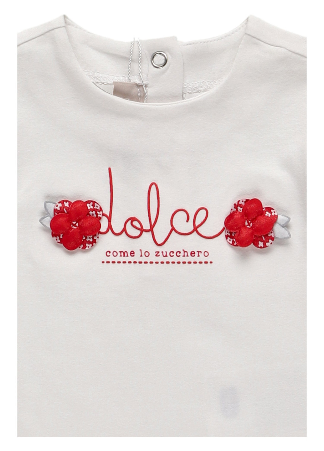 Белая летняя футболка Chicco