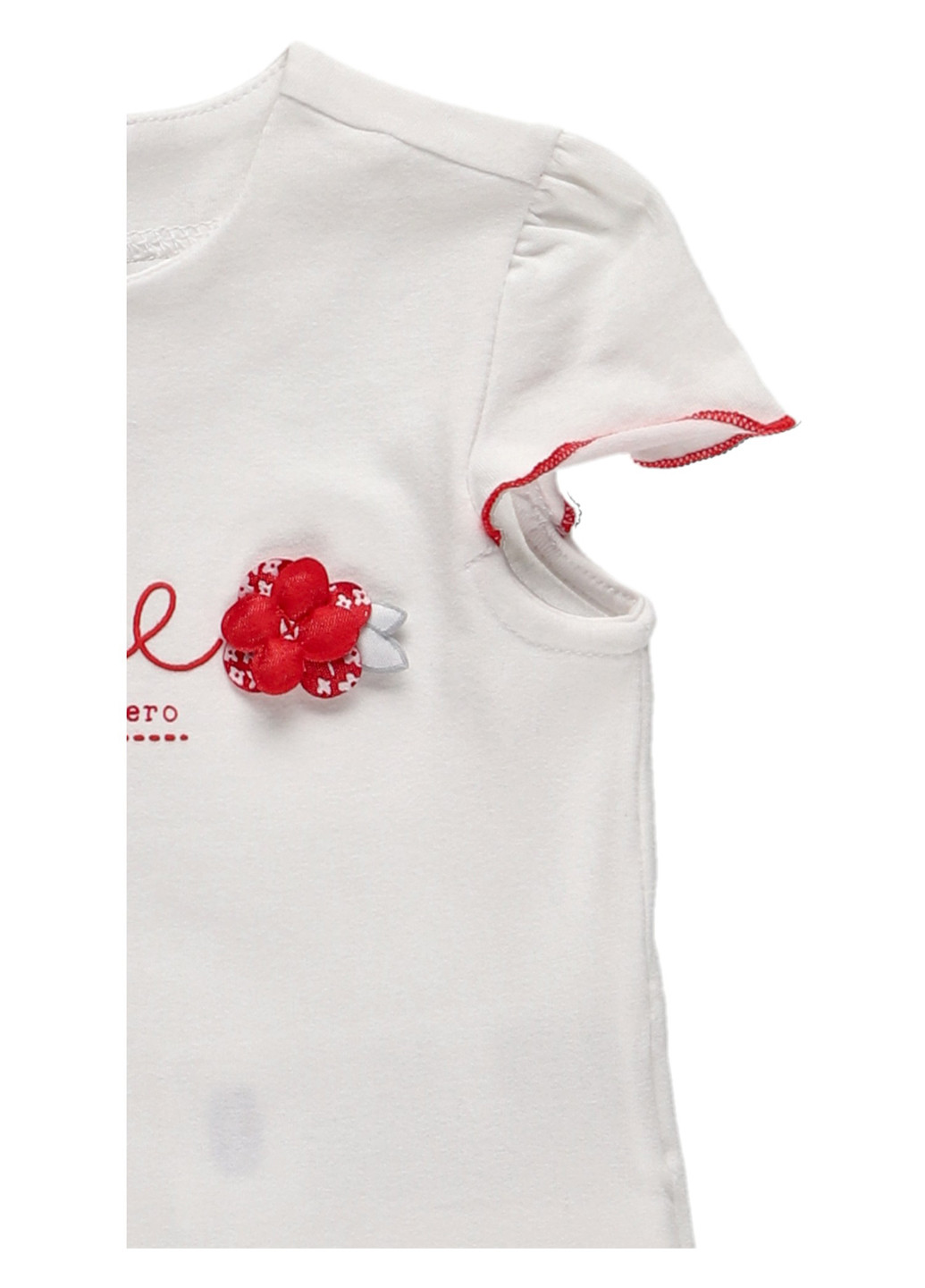 Белая летняя футболка Chicco