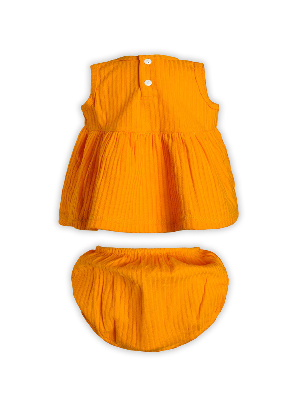 Оранжевый летний комплект (платье, трусики) Place