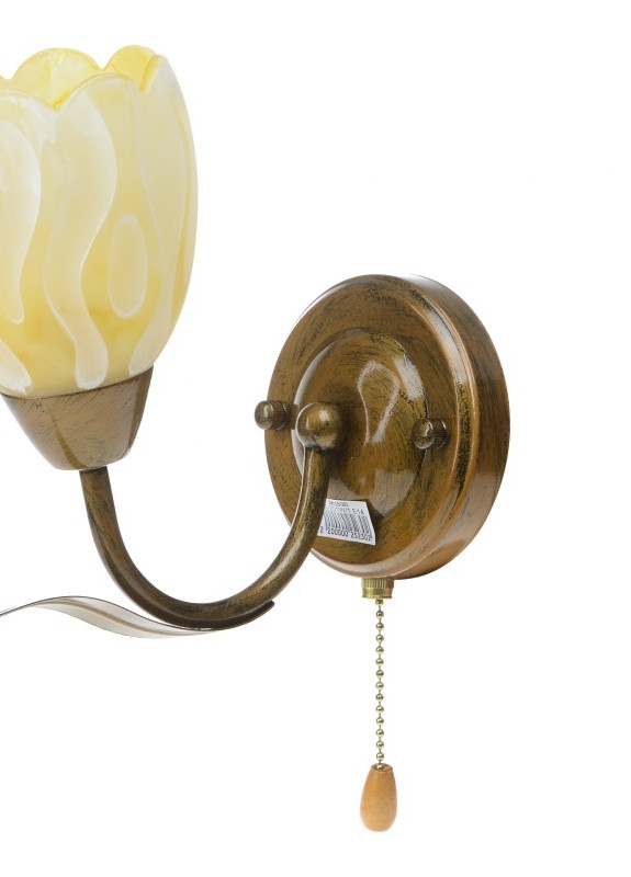 Бра настенное накладное с выключателем флористика LK-201W/1 E14 Brille (253894314)