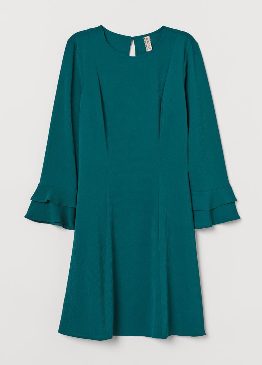 Темно-бірюзова кежуал сукня, сукня H&M однотонна