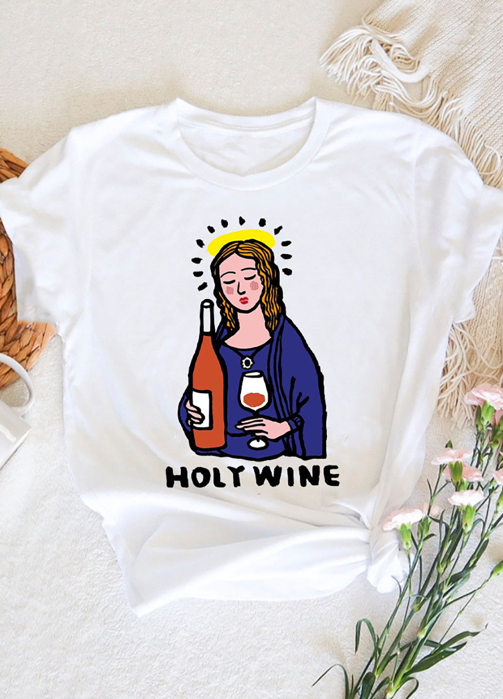 Біла демісезон футболка жіноча біла holy wine Zuzu