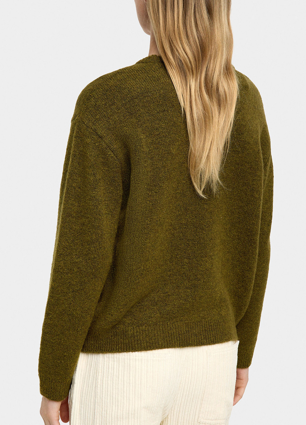 Оливковый (хаки) демисезонный свитер Parfois