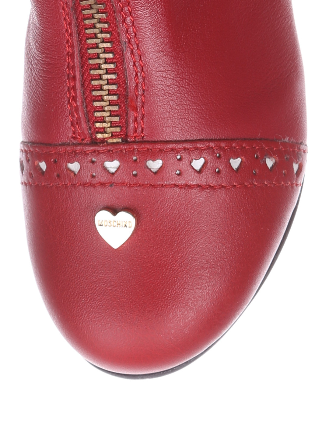 Красные кэжуал осенние ботинки Moschino