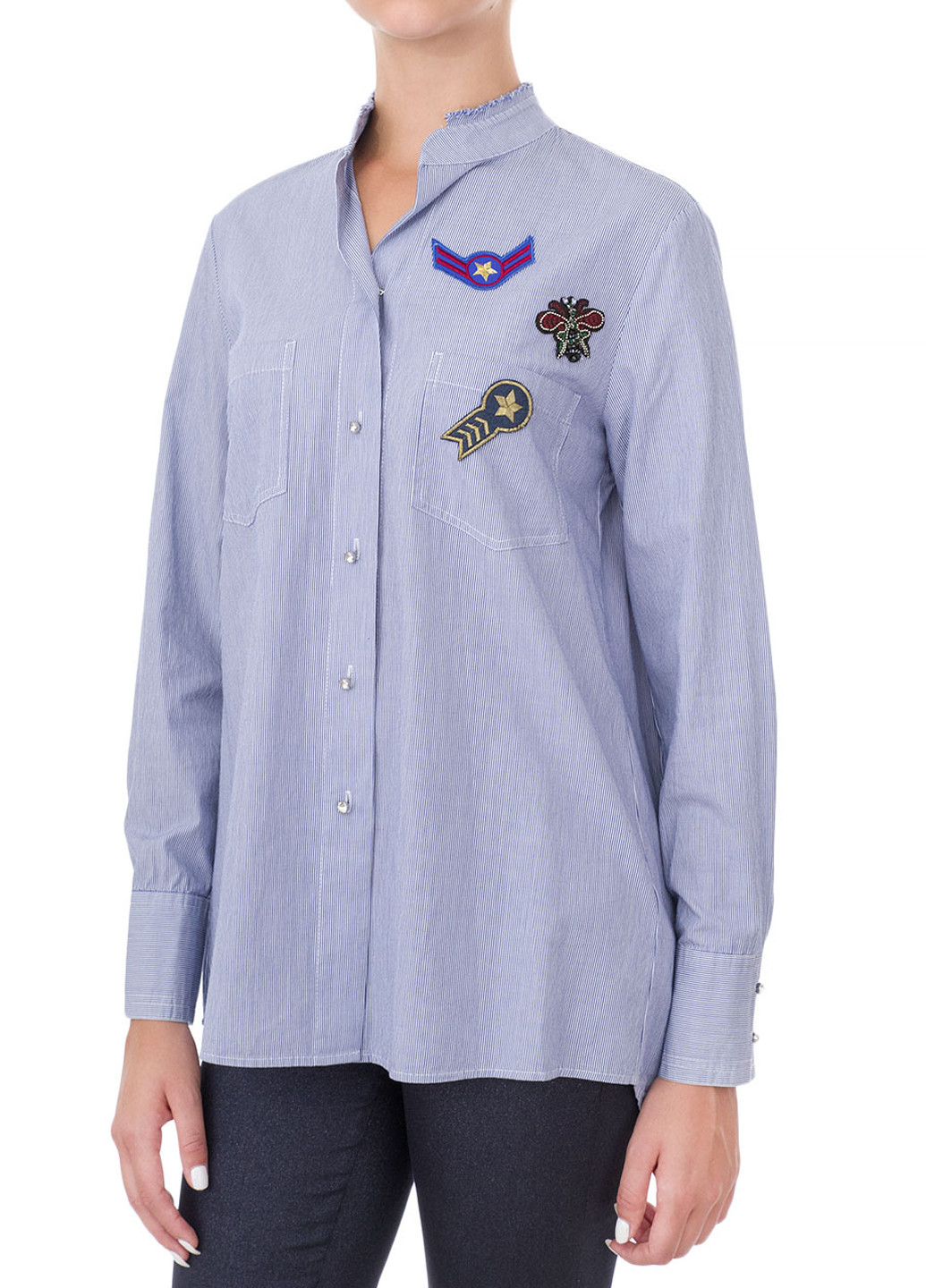 Сиреневая демисезонная блуза Marc Aurel