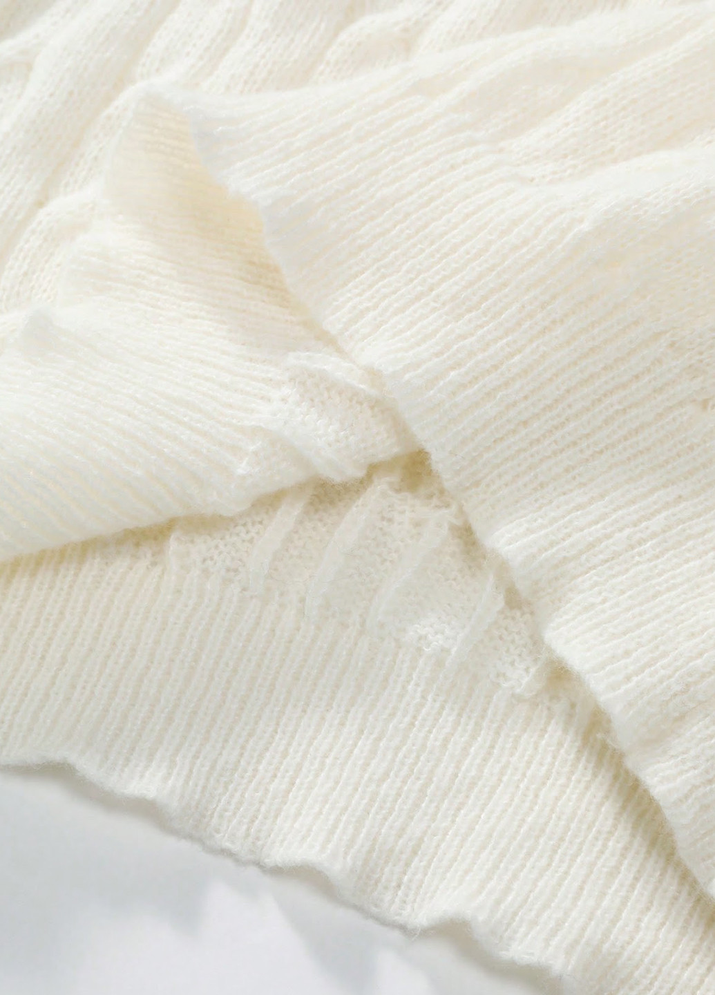 Чорно-білий демісезонний светр SHEIN