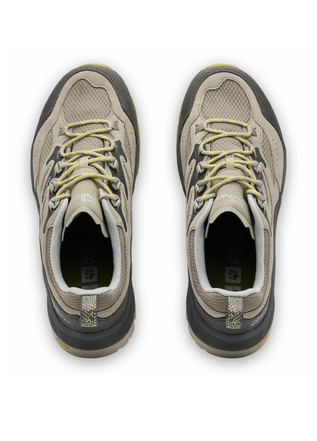 Темно-сірі Осінні кросівки Jack Wolfskin CYROX VENT LOW M