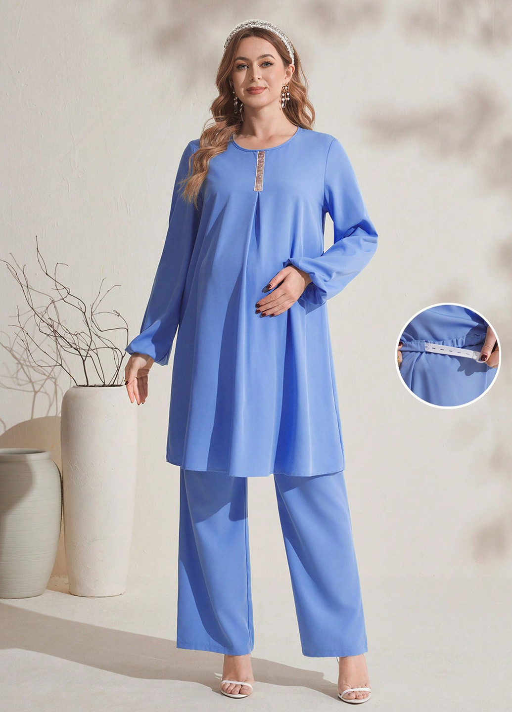 Костюм (блуза, брюки) SHEIN (366092516)