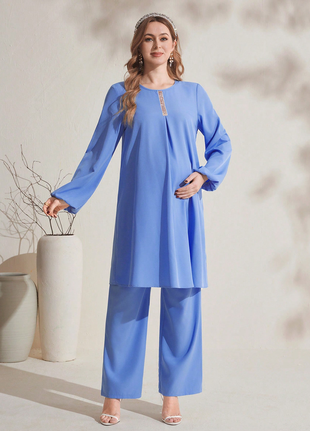 Костюм (блуза, брюки) SHEIN (366092516)