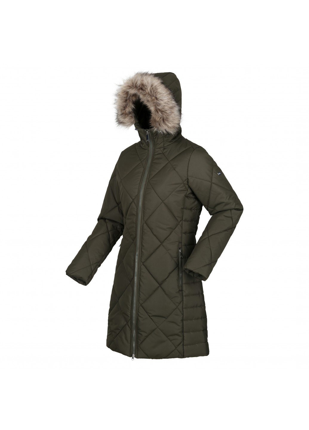 Оливкова (хакі) зимня куртка куртка-пальто Regatta Fritha II