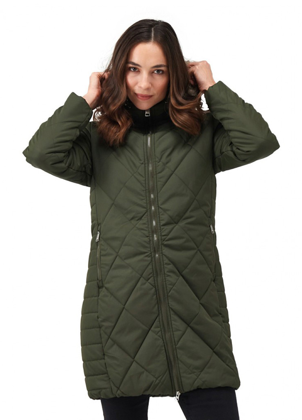 Оливкова (хакі) зимня куртка куртка-пальто Regatta Fritha II