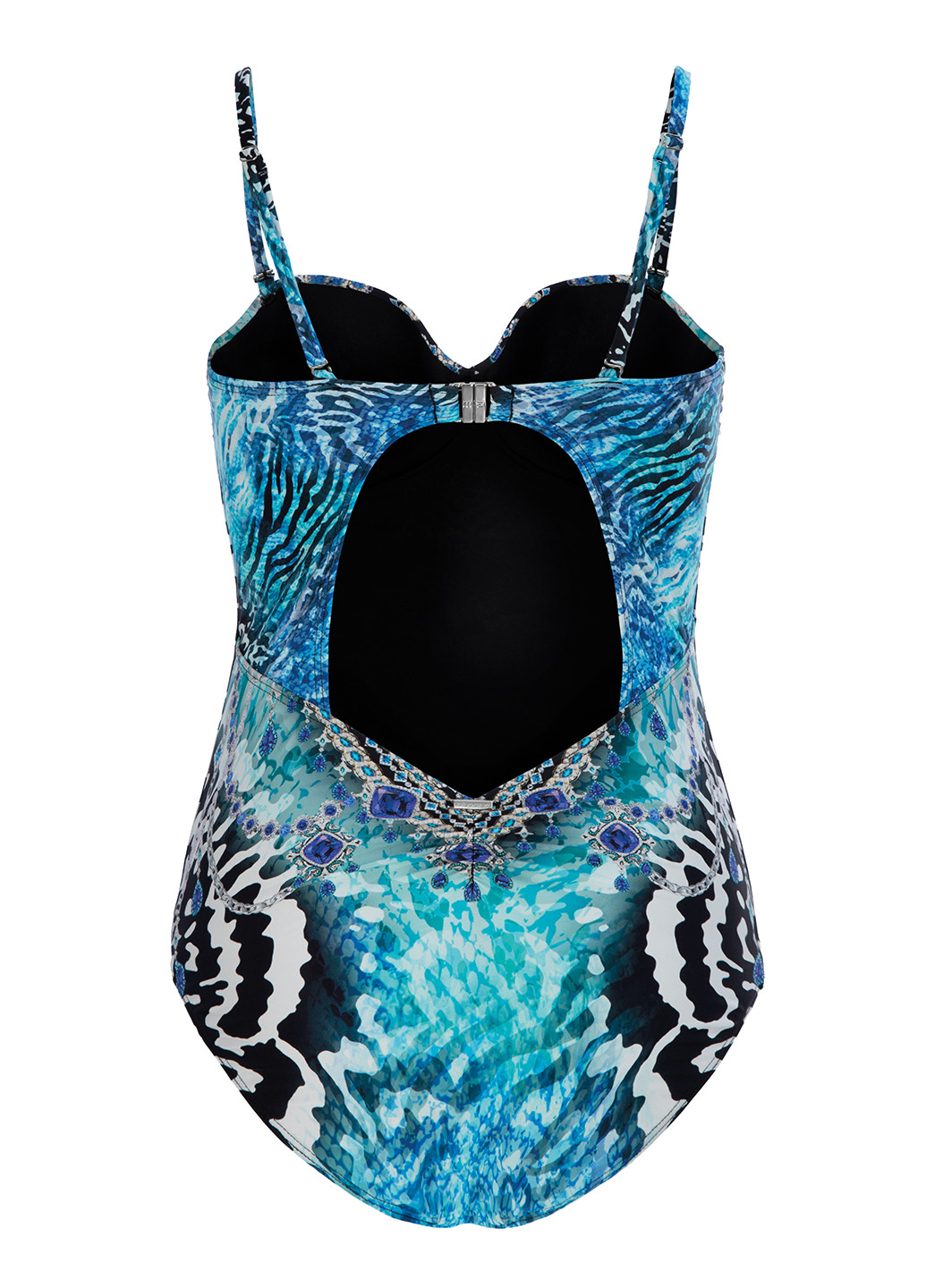 Комбинированный летний купальник слитный Marc & André