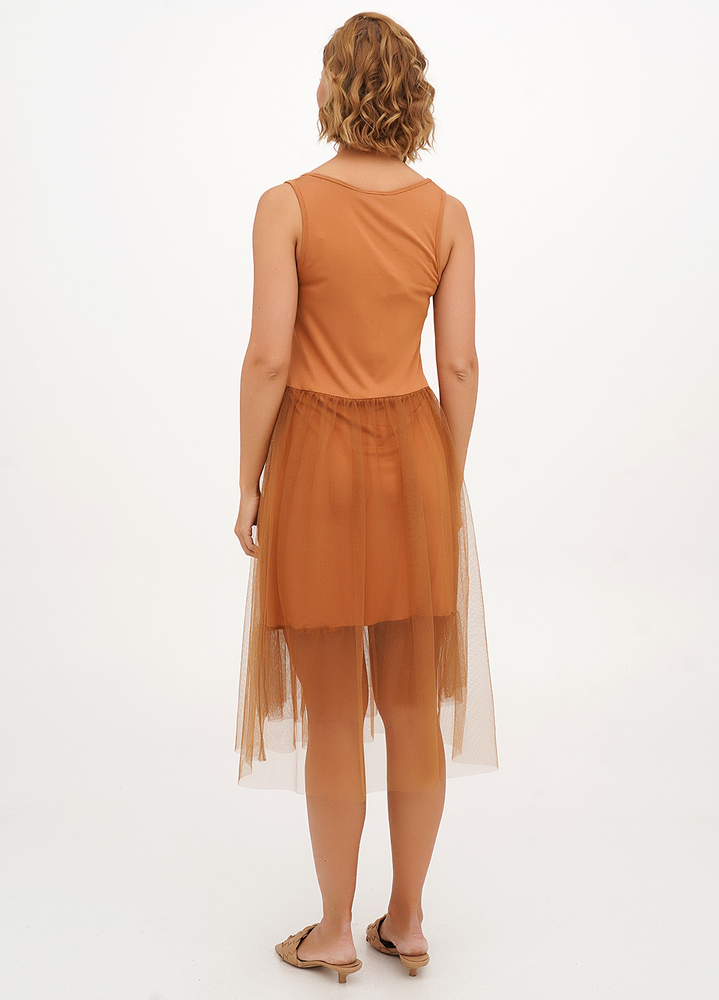 Коричнева кежуал сукня а-силует Joie Clair однотонна