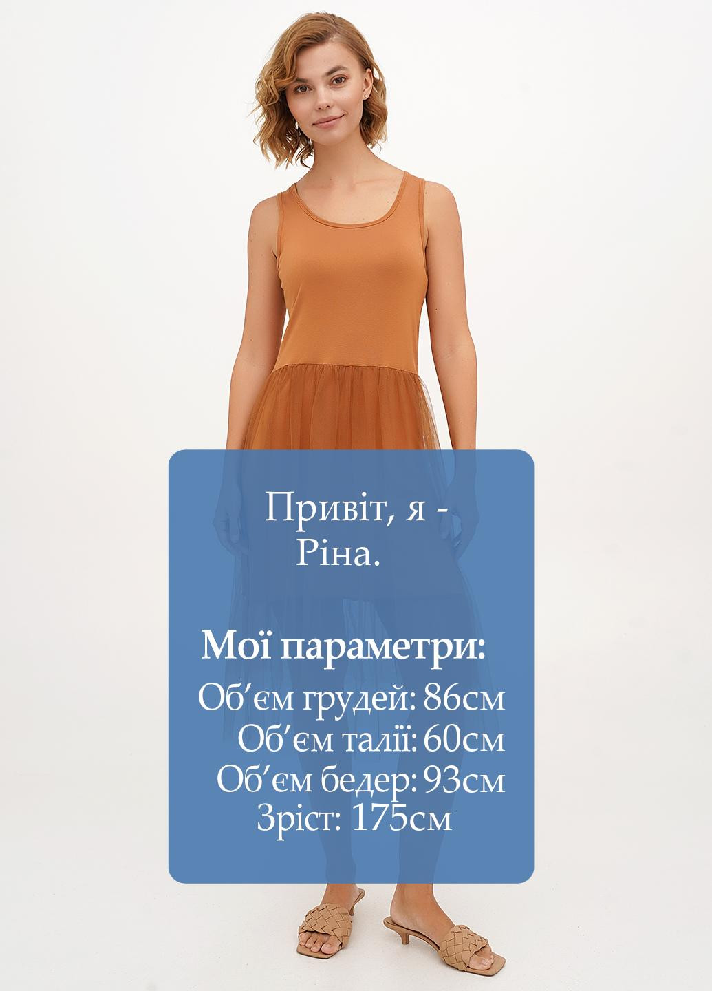 Коричнева кежуал сукня а-силует Joie Clair однотонна