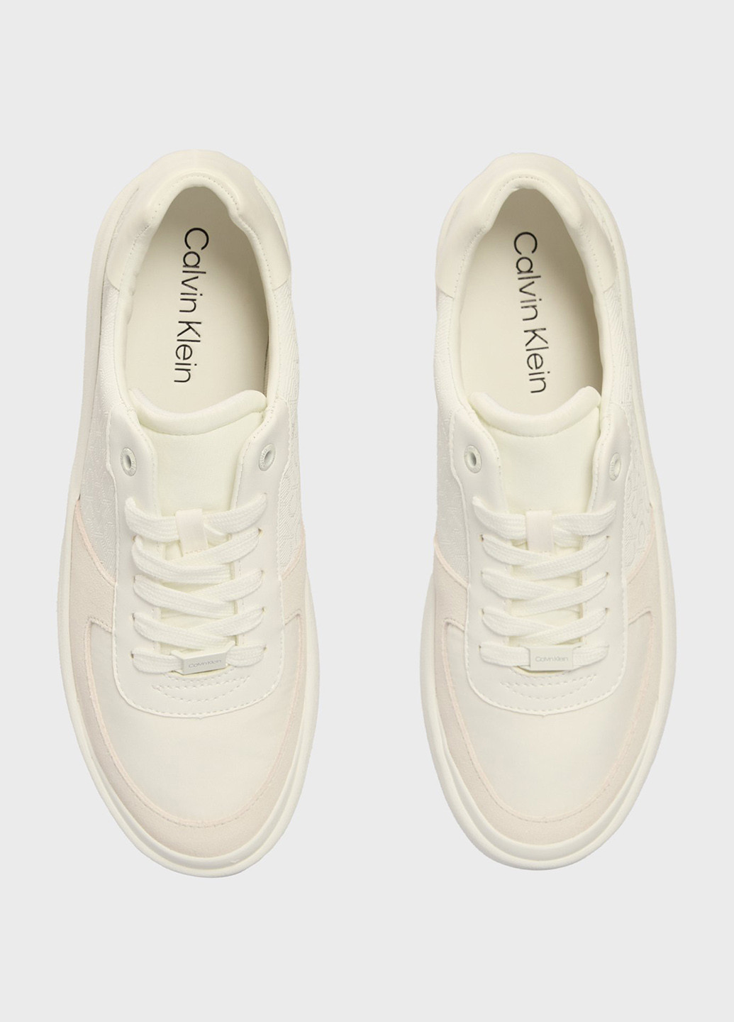Кроссовки Calvin Klein молочные демисезоны (366292625)