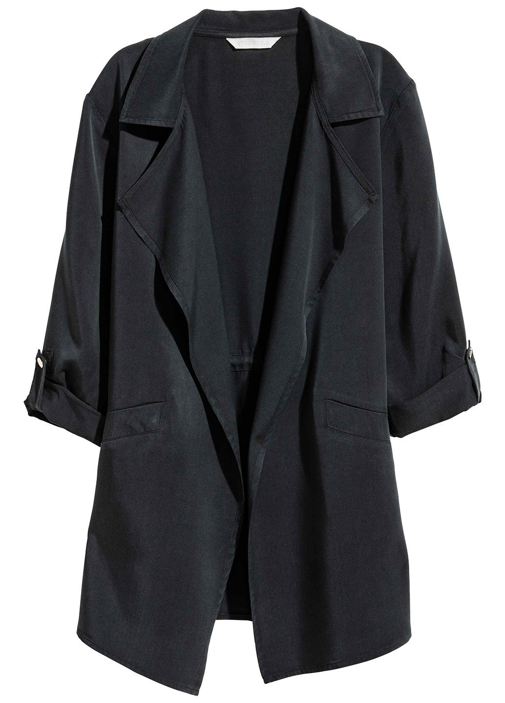 Черная демисезонная куртка H&M