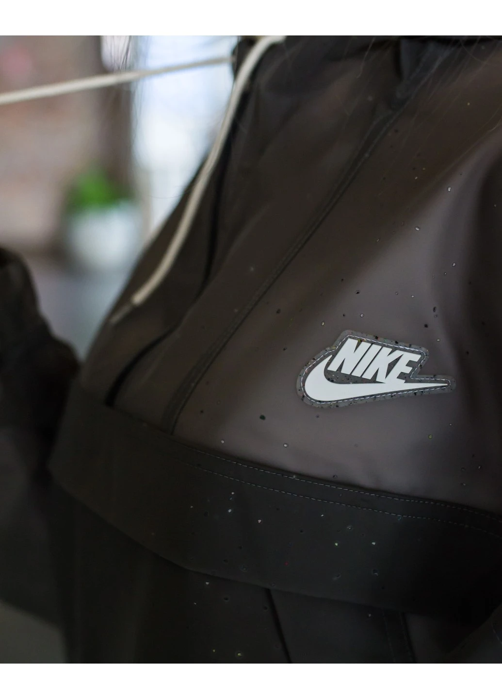 Коричневая демисезонная ветровка w nsw jkt anrk trpnt earth day Nike