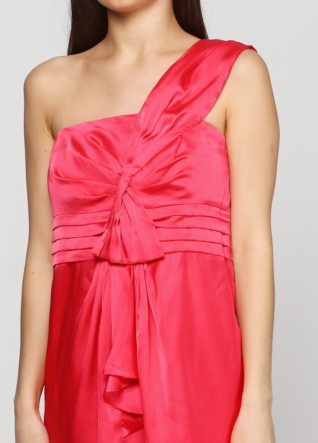 Розовое деловое платье Vera Mont