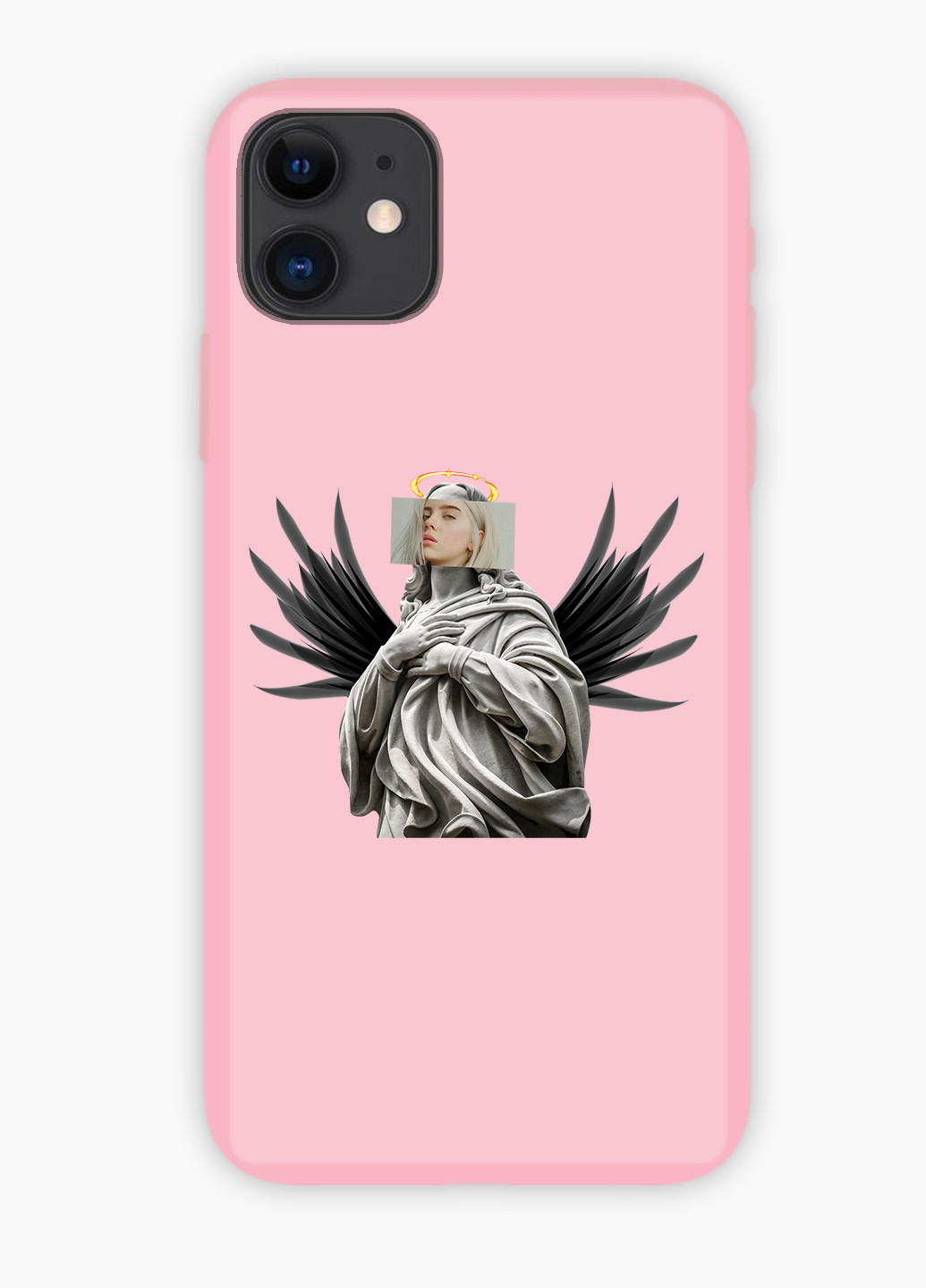Чохол силіконовий Apple Iphone X Біллі Айлиш Ренесанс (Billie Eilish Renaissance) Білий (6129-1205) MobiPrint (219357442)