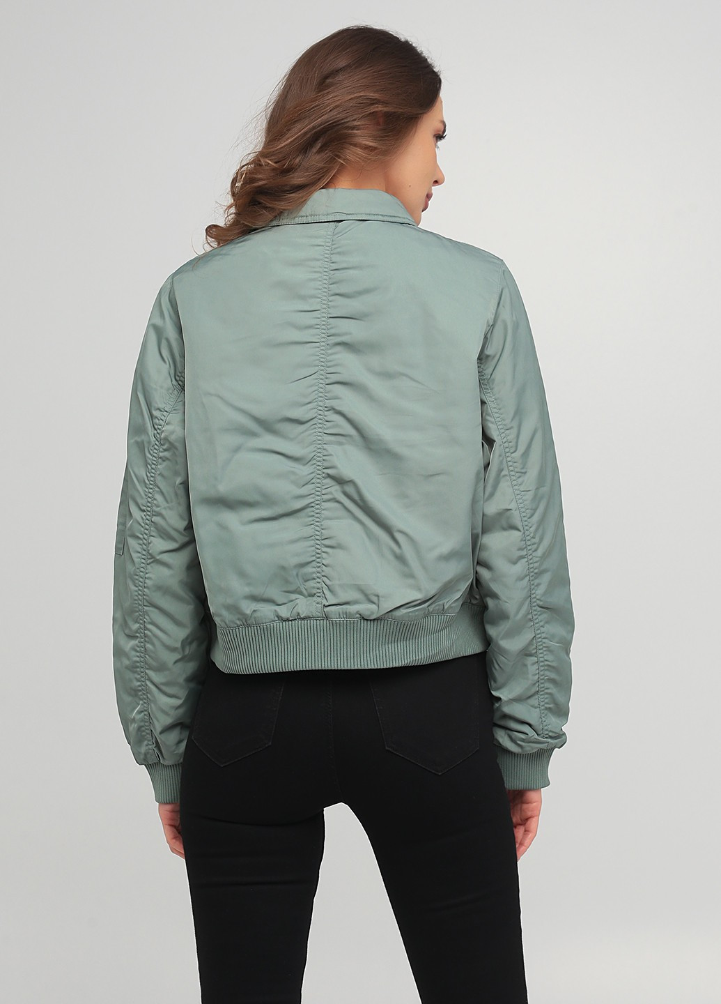 Серо-голубая демисезонная куртка Monki