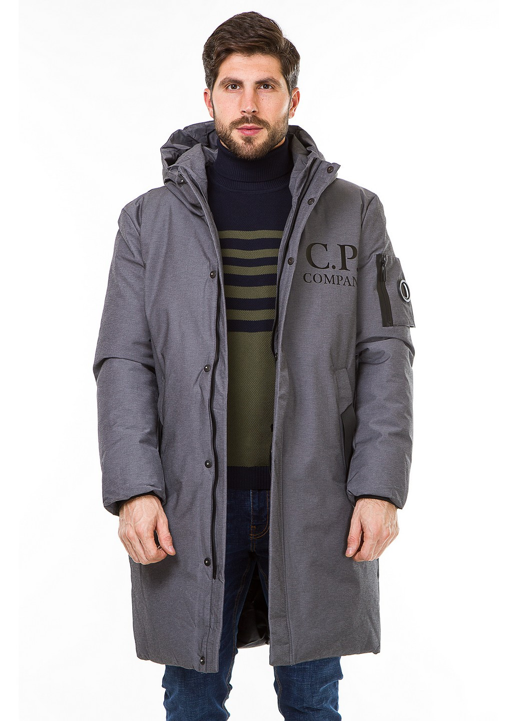 Сіра зимня куртка CP Company