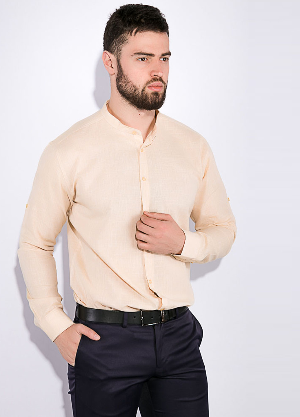 Бежевая кэжуал рубашка Time of Style