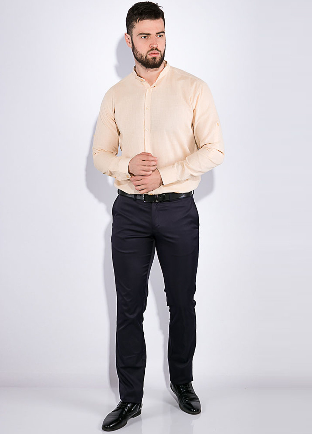 Бежевая кэжуал рубашка Time of Style