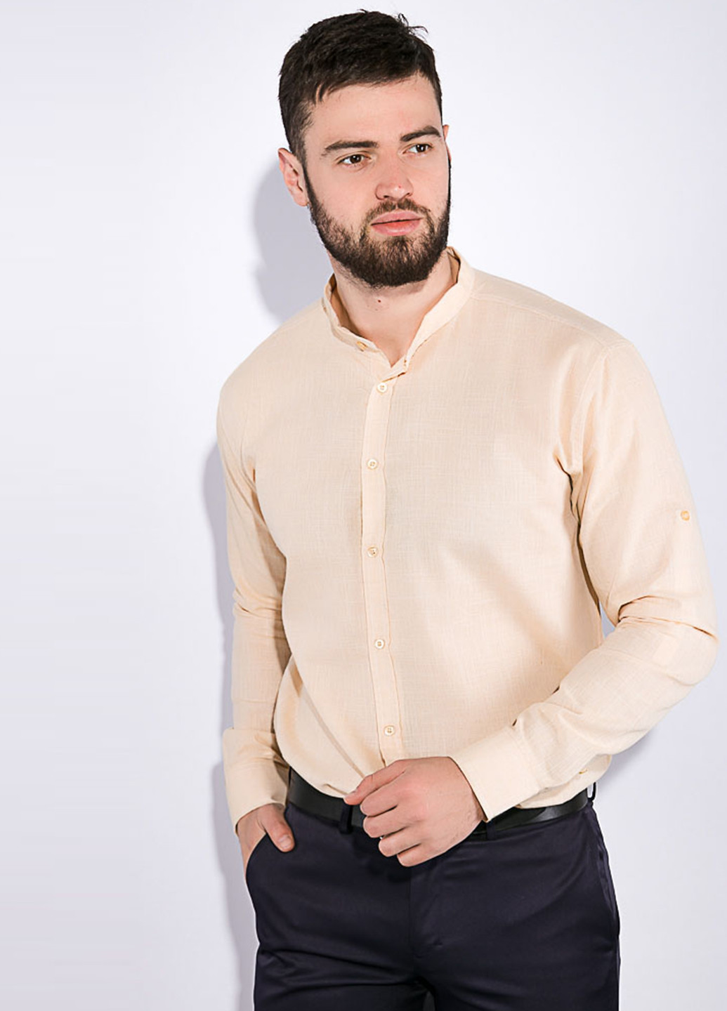 Бежевая кэжуал рубашка Time of Style