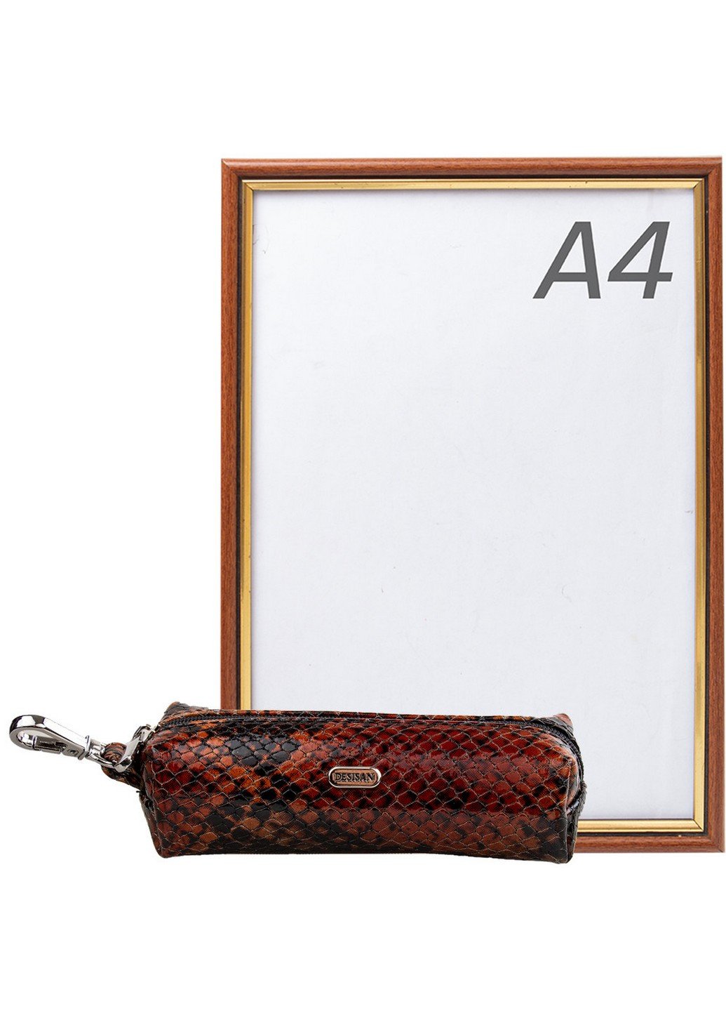 Женская кожаная ключница 12х3,5х4,5 см Ager (207907613)