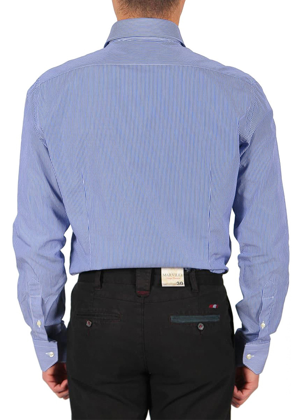 Голубой рубашка в полоску Enrico Coveri