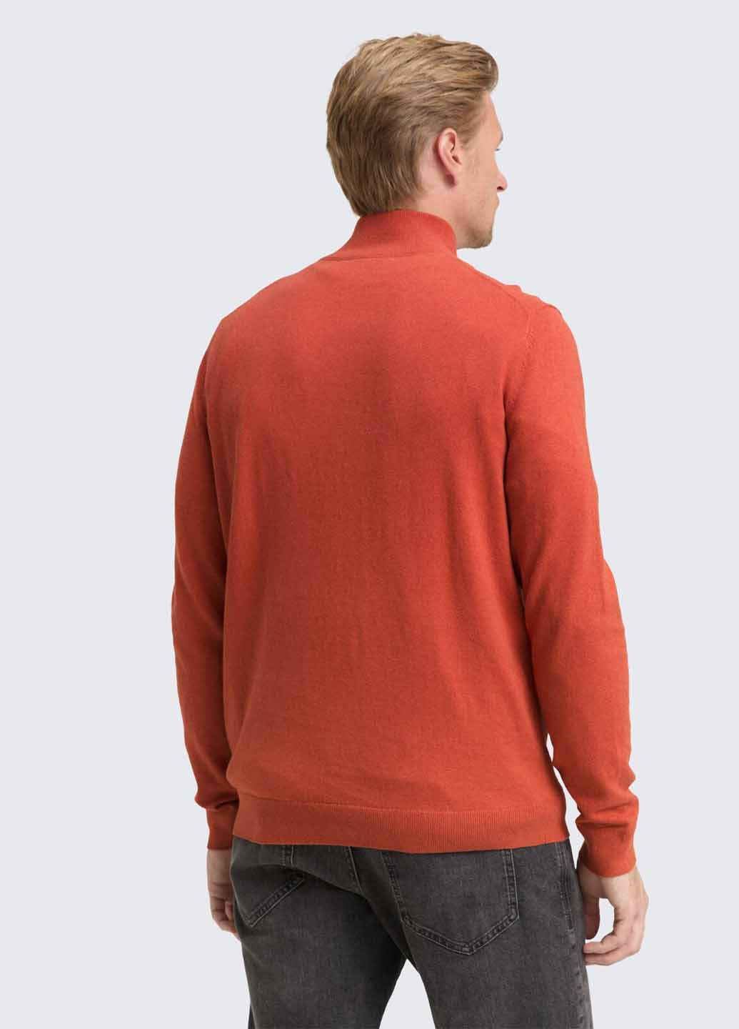 Помаранчевий демісезонний светр Tom Tailor