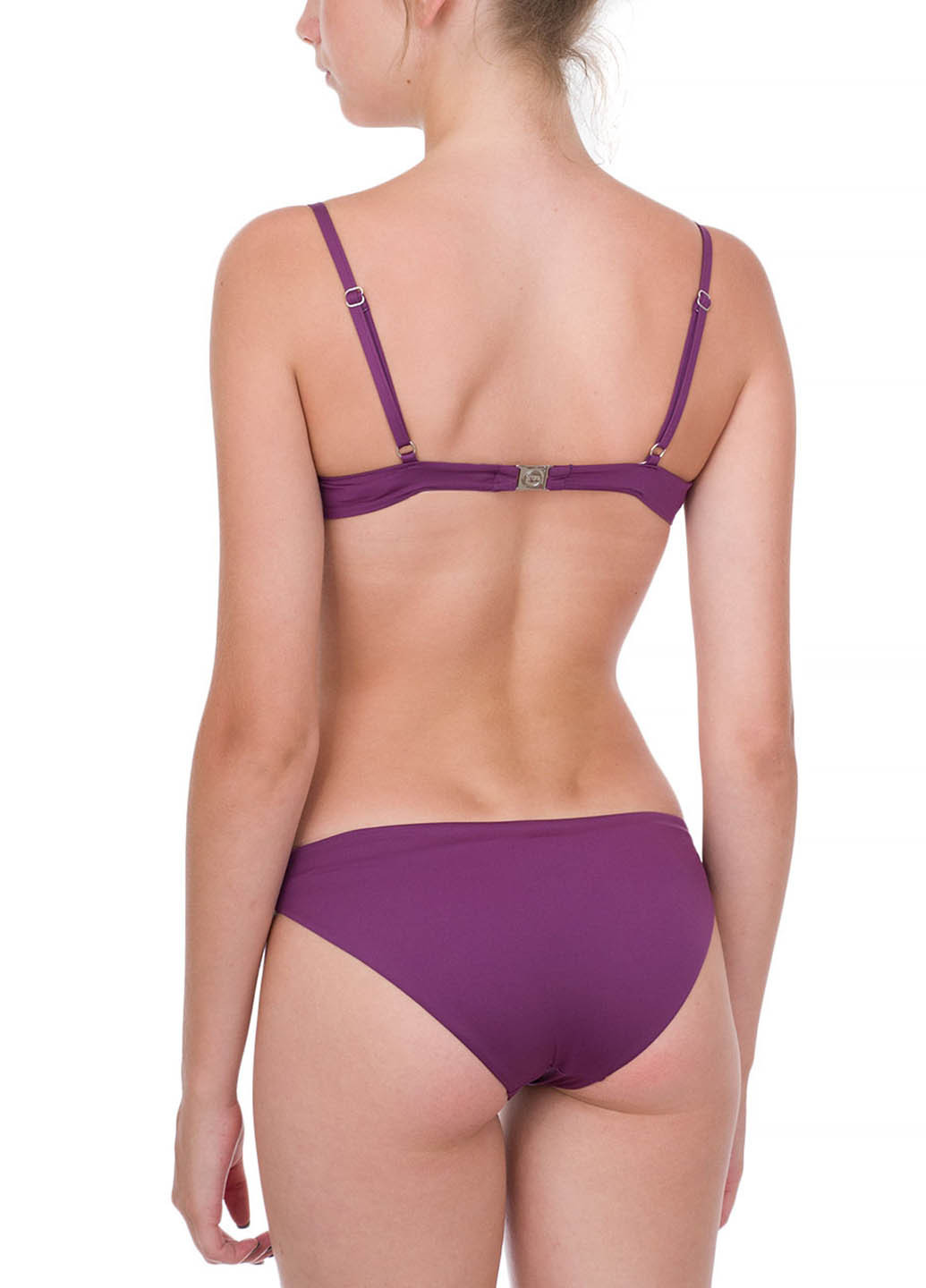 Фиолетовый летний купальник (лиф, трусы) ARMANI EA7