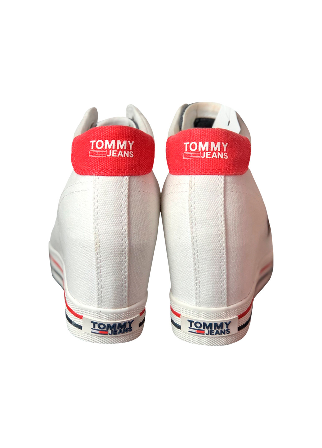 Білі кеди на танкетці Tommy Jeans