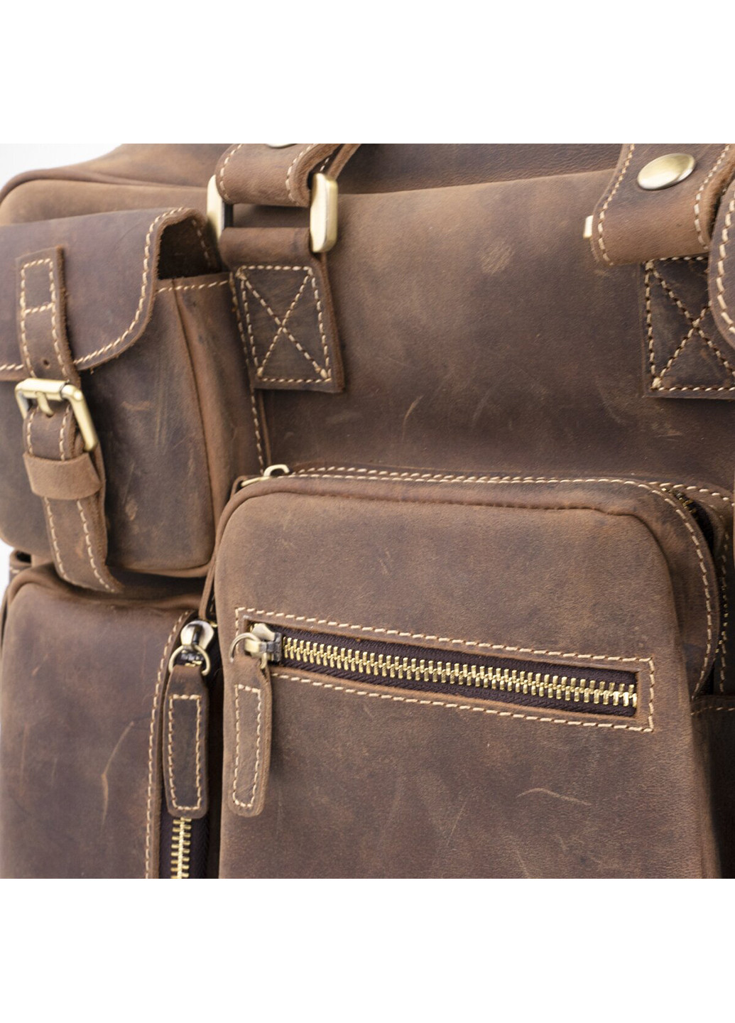 Чоловіча шкіряна сумка 43х31х13 см Vintage (229458732)