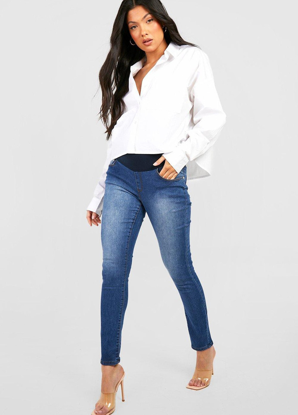 Джинсы для беременных Boohoo - (322266510)