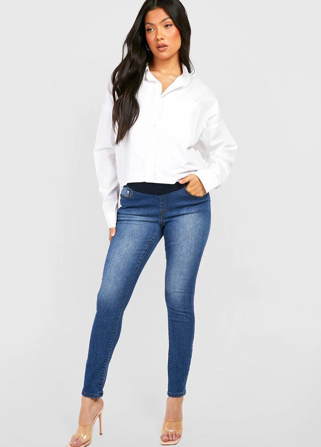 Джинсы для беременных Boohoo - (322266510)