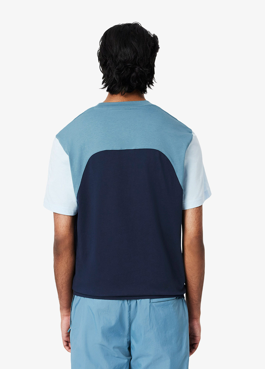 Голубая футболка Lacoste